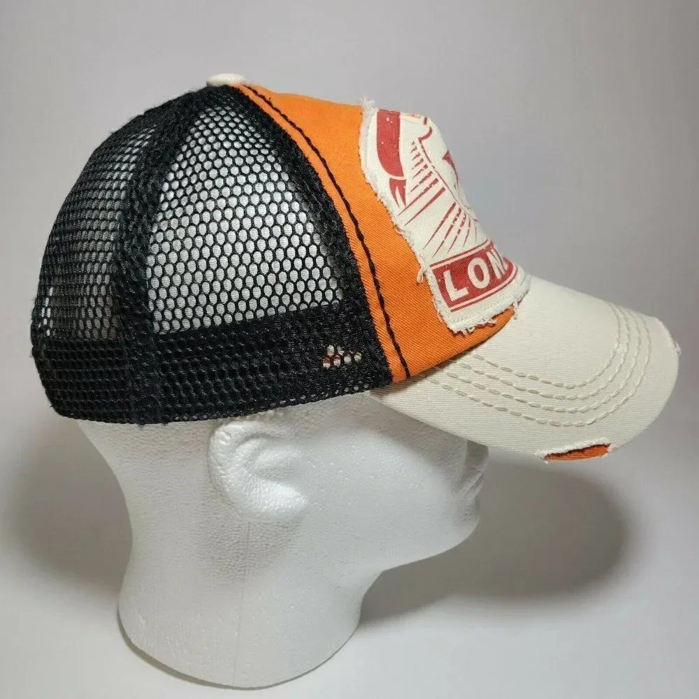KBETHOS Lonestar Snapback Hat Distressed Baseball Cap Mesh Back Adjustable‎ - Picture 8 of 11